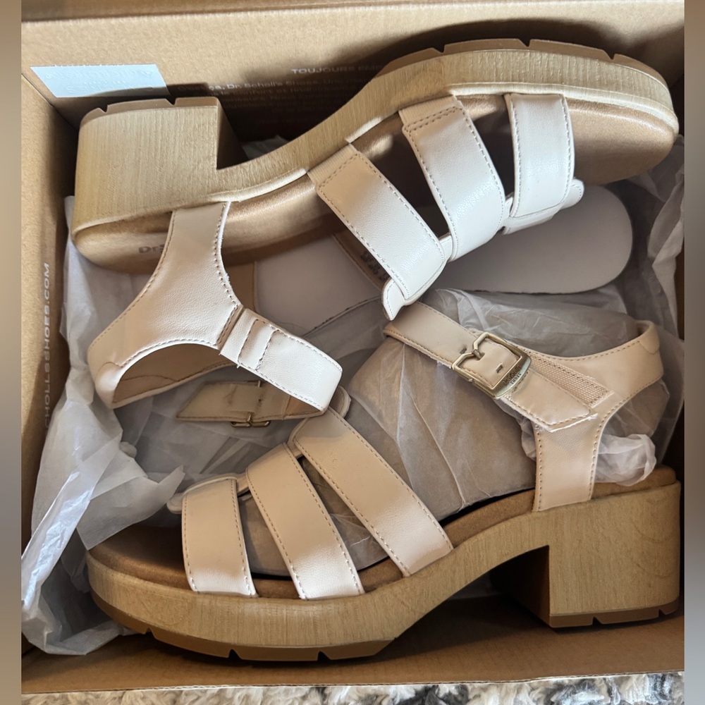 Dr Scholl’s Women's Oh Kay Block Heel  Dress Sandals Size 9